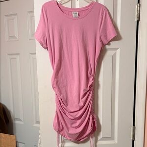 T-shirt Pink Midi Dress